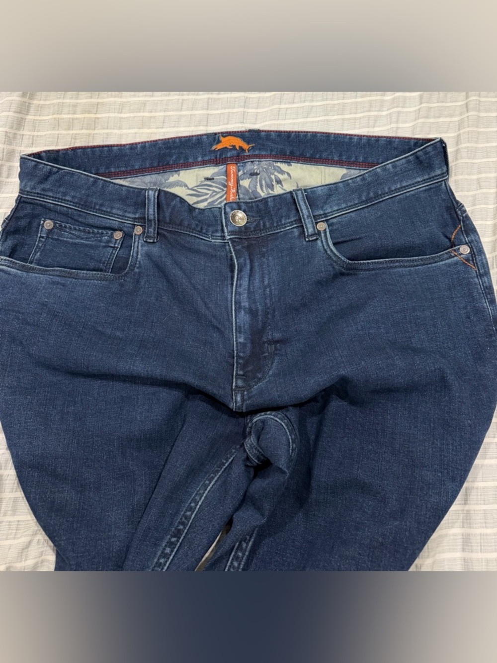 Men's Tommy Bahama 36x32 Indigo Denim Jeans